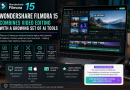 Wondershare Filmora 15 combines video editing with a growing set of AI tools