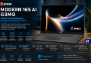 MSI Modern 16S AI+ G3MG arrives in South Africa with Core Ultra 7 and OLED display