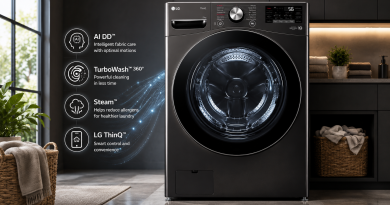 LG’s 21kg AI-powered washing machine brings commercial-sized capacity to South African homes