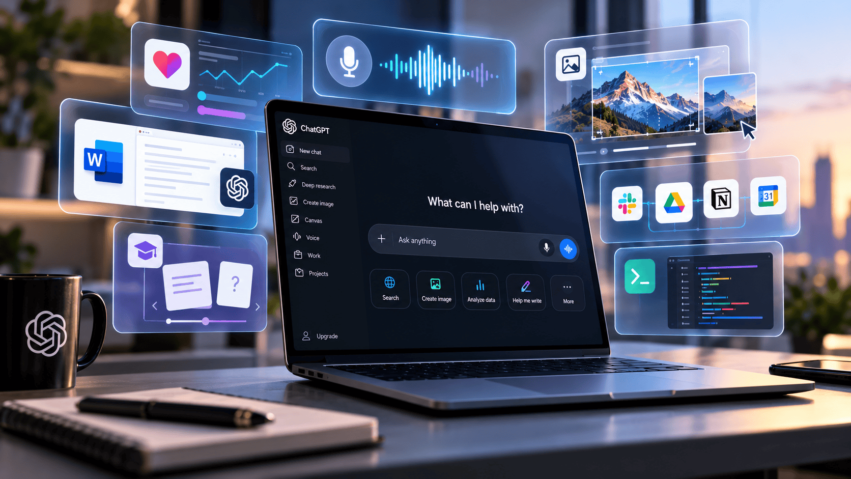 ChatGPT interface illustrating the latest features and updates for 2027