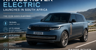 Range Rover Electric launches in South Africa with 600km range and 350kW charging